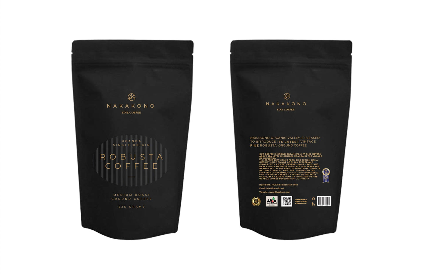 Nakakono Fine Robusta Coffee - Roasted